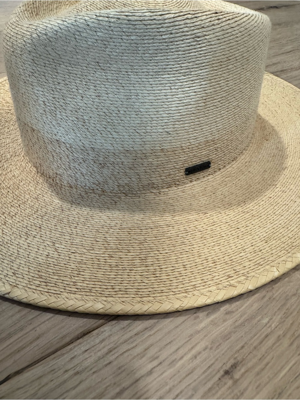Brixton Marcos Fedora straw hat - Natural - sz Medium - Picture 2 of 10